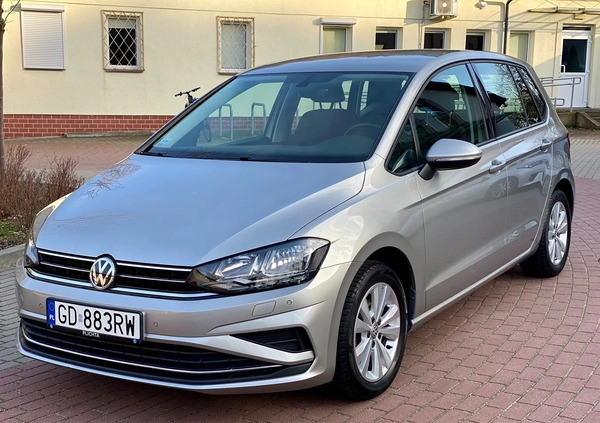 Volkswagen Golf Sportsvan cena 68900 przebieg: 61400, rok produkcji 2018 z Gdańsk małe 106